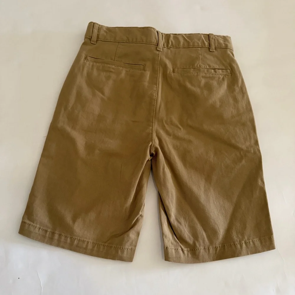 The Children's Place Tan Flat Front Shorts